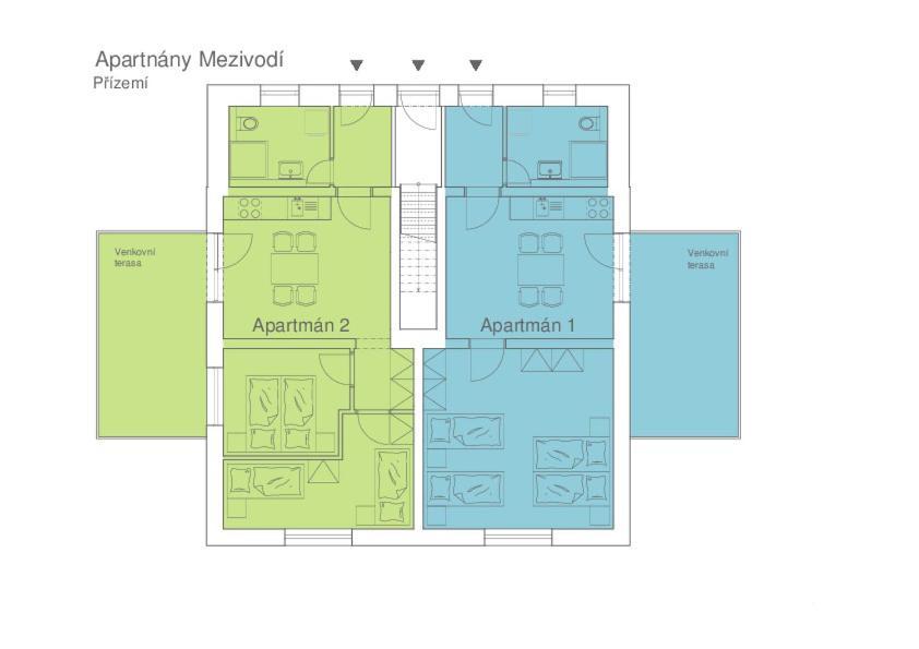 Apartmany Mezivodi Kycera Экстерьер фото